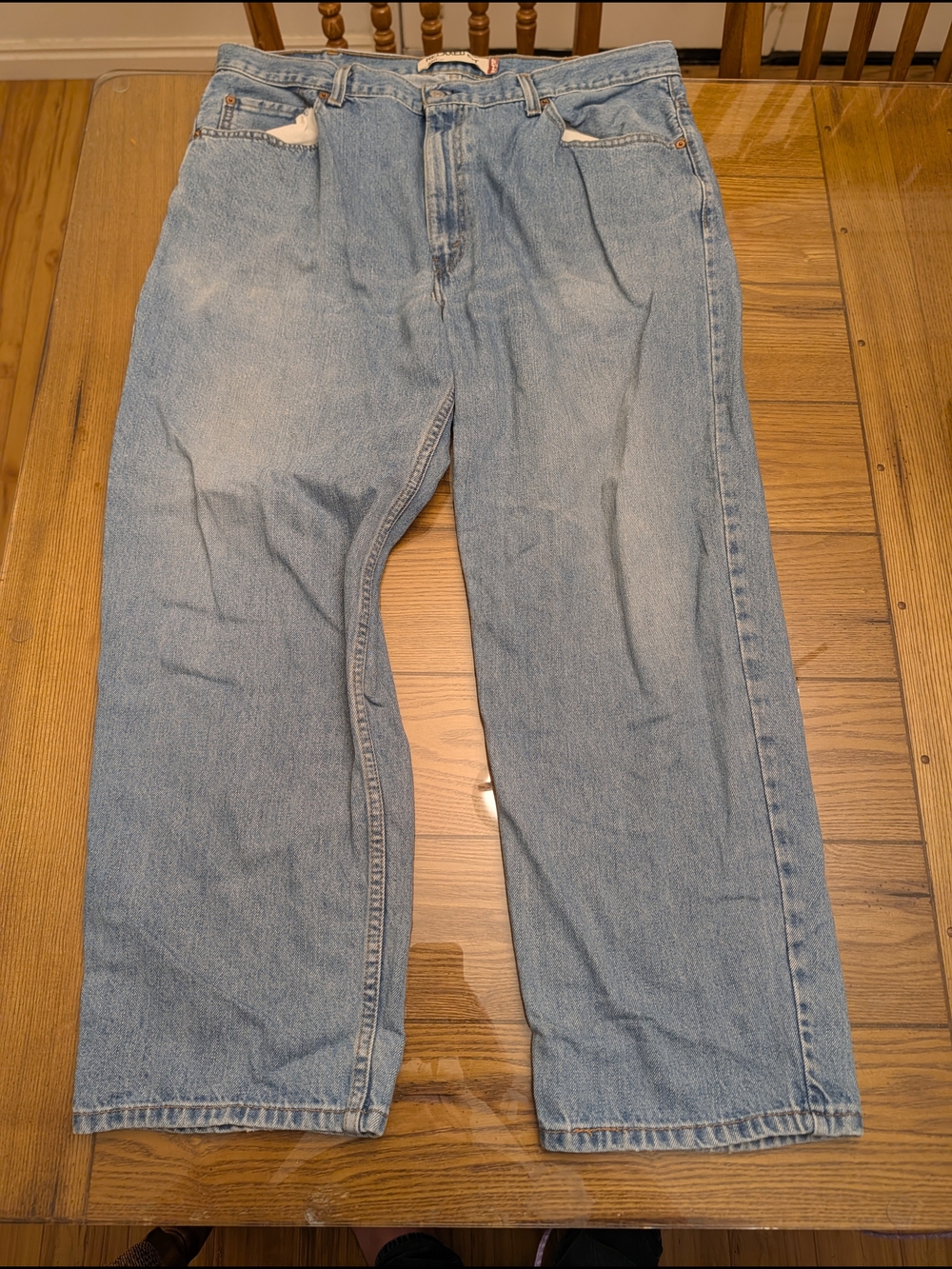Vintage 1985 Levi's 550 Relaxed Fit Men's Jeans in Medium Stonewash 40x20